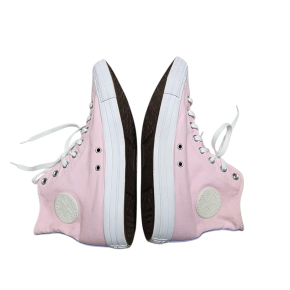 Converse Custom High Top Sneakers Pink Blue Colorblock Mens‎ Size 10.5 - Picture 7 of 10